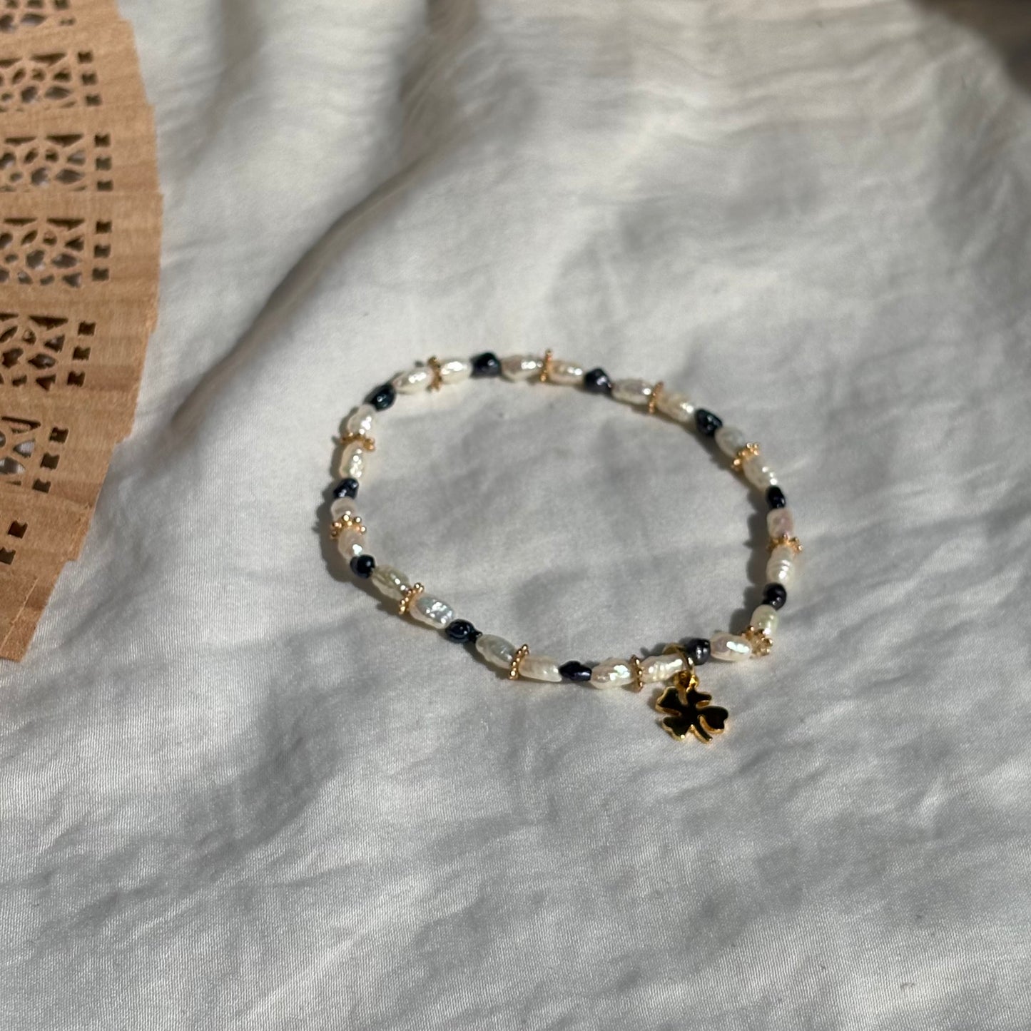 Bracelet élastique en perles - Santiago
