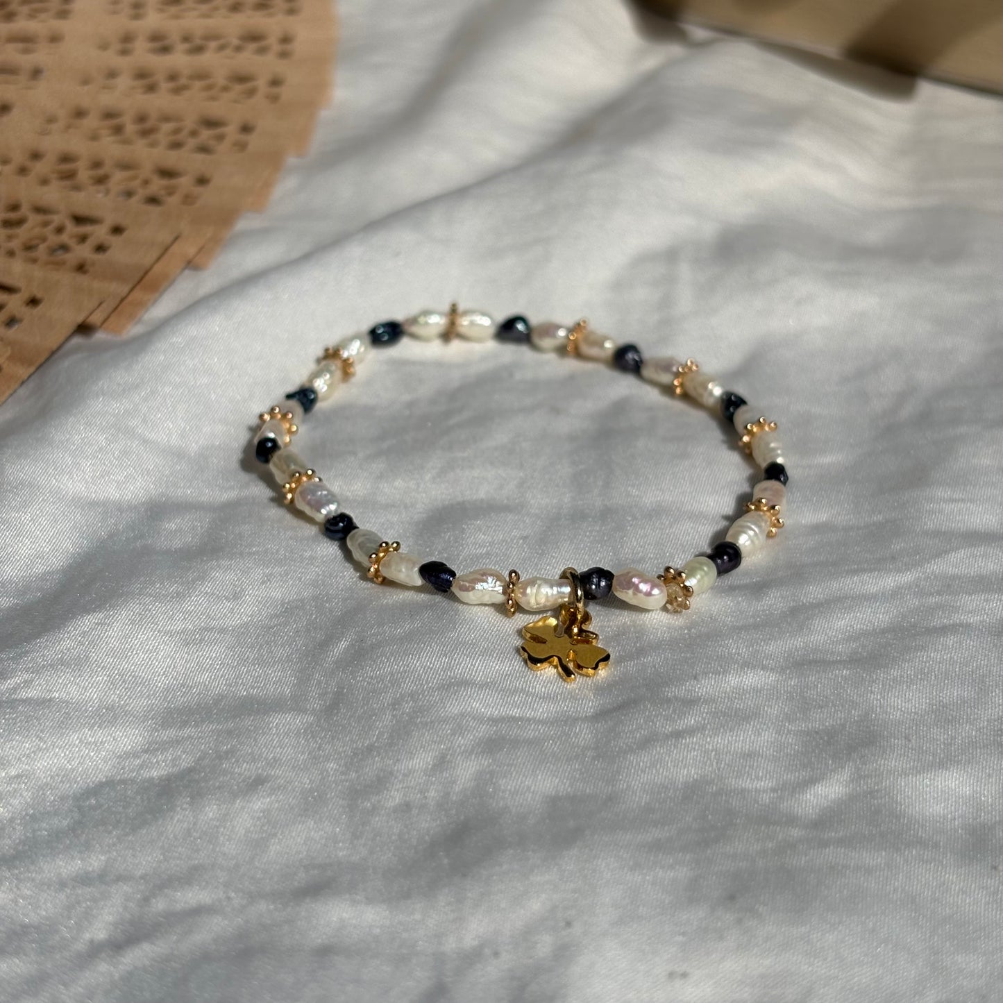 Bracelet élastique en perles - Santiago