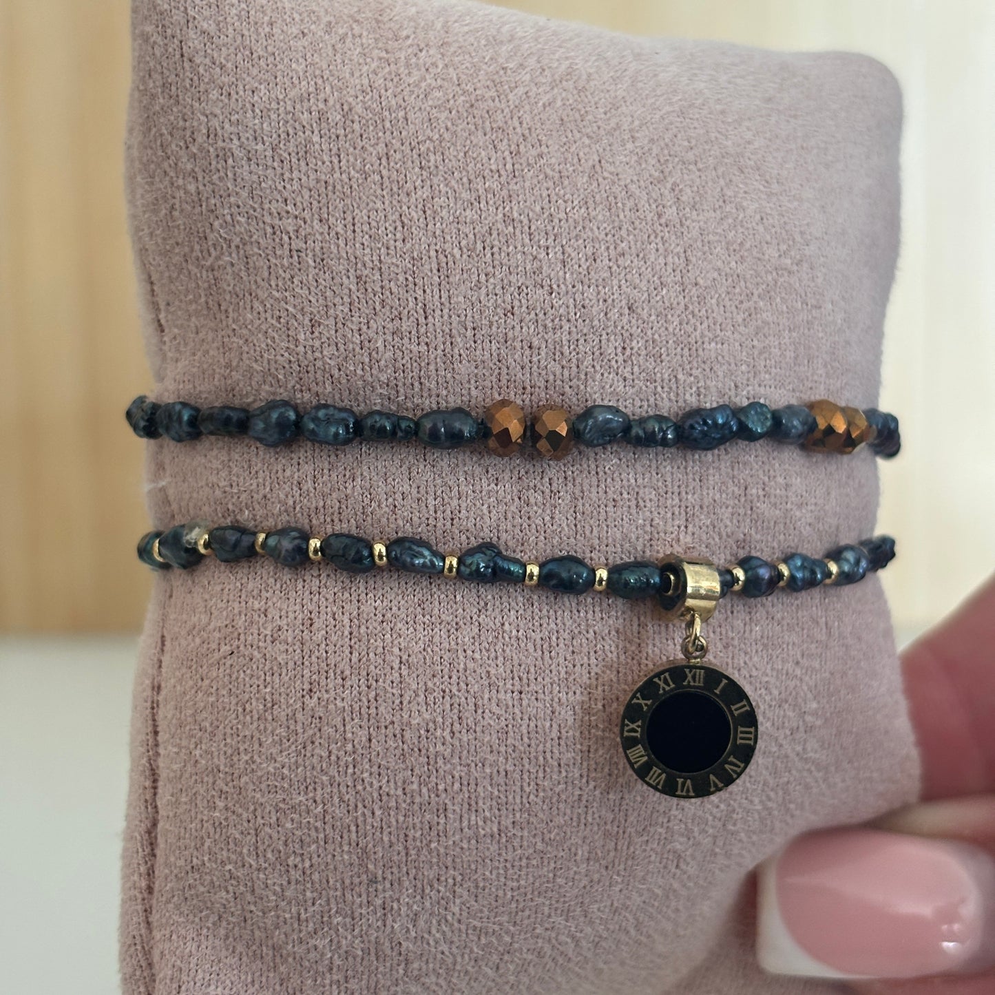 Bracelet élastique en perles - Sofia