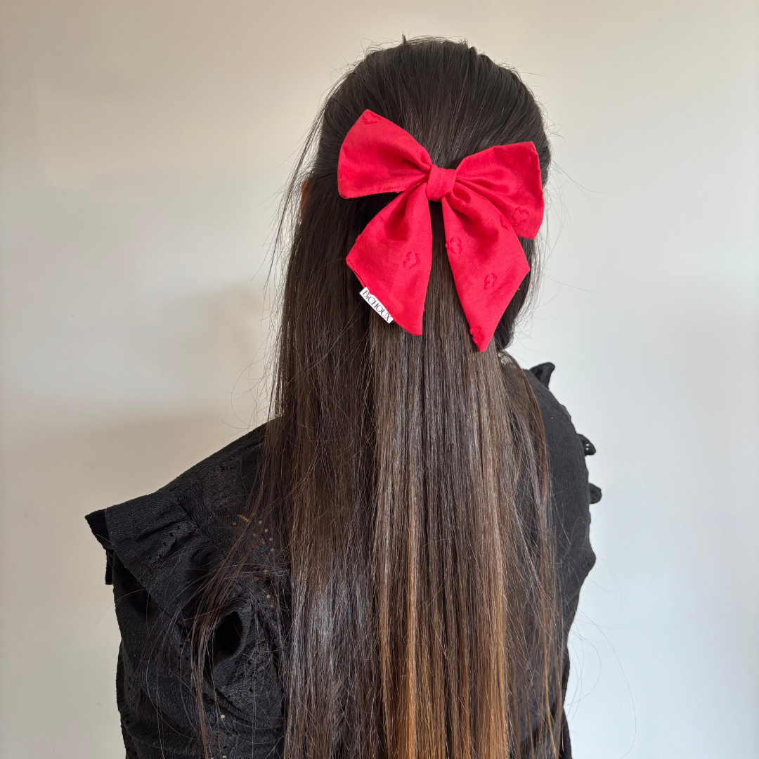 Barrette Coton Rouge - Chani