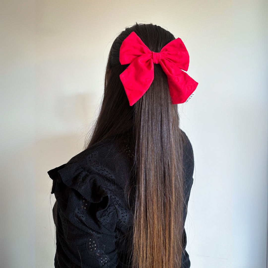 Barrette Coton Rouge - Chani