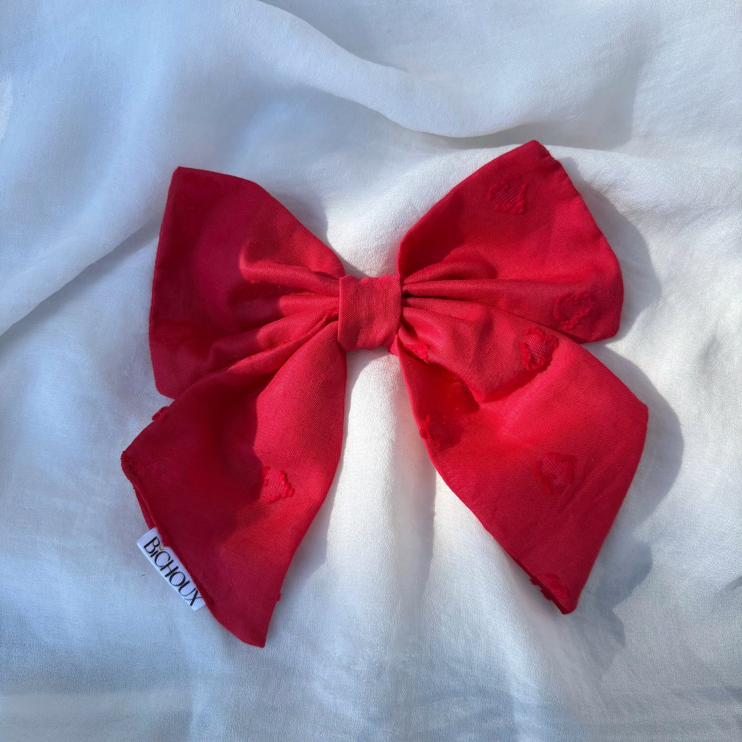 Barrette Coton Rouge - Chani
