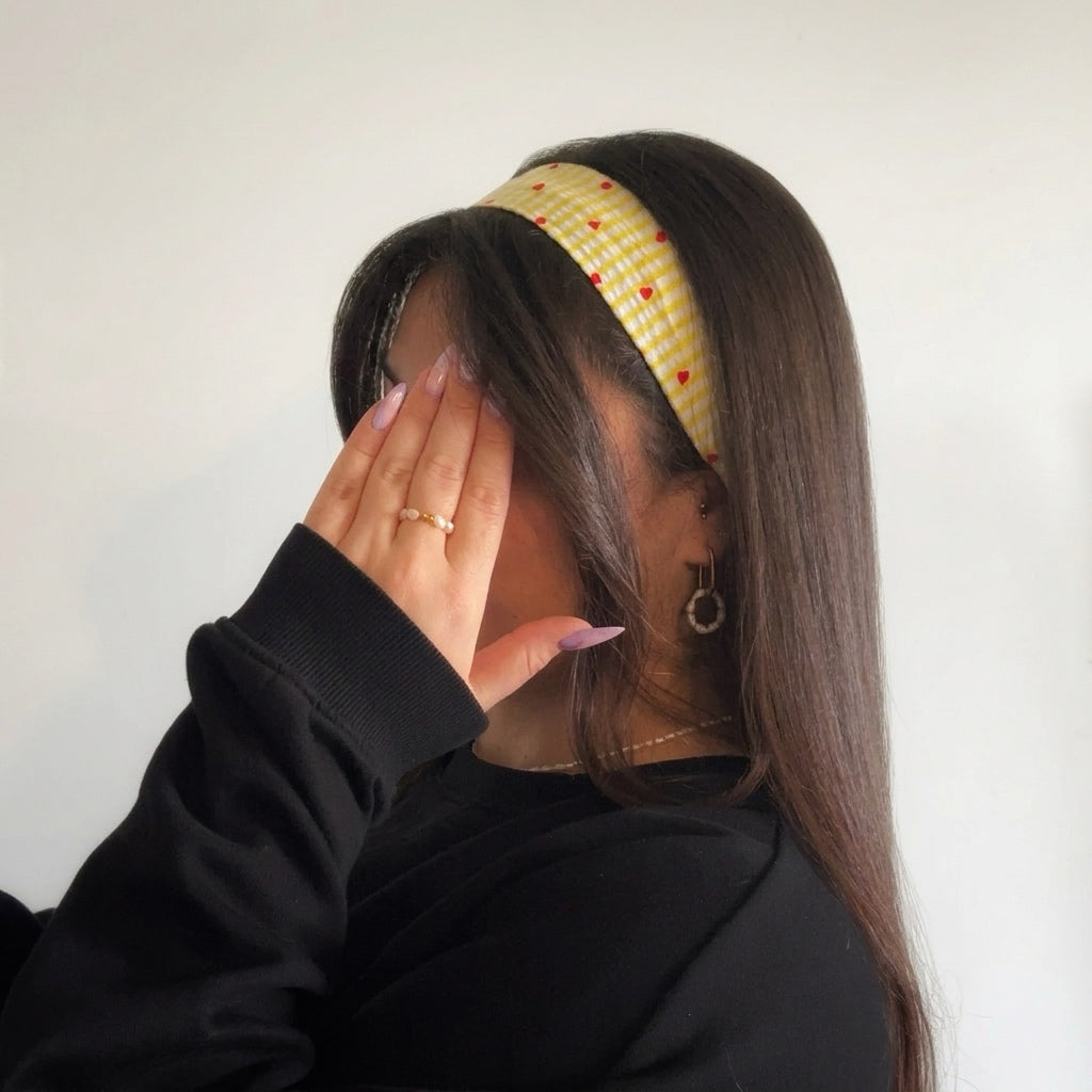 Bandeaux en coton et autres matières - accessoires cheveux faits main