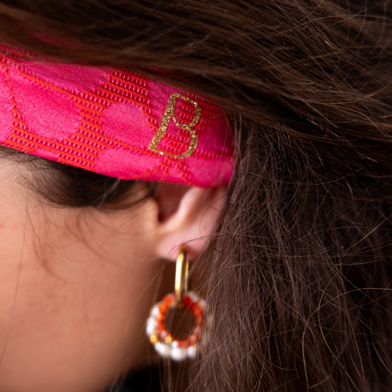 Dolce Rosa - Accessoires roses & rouges faits main