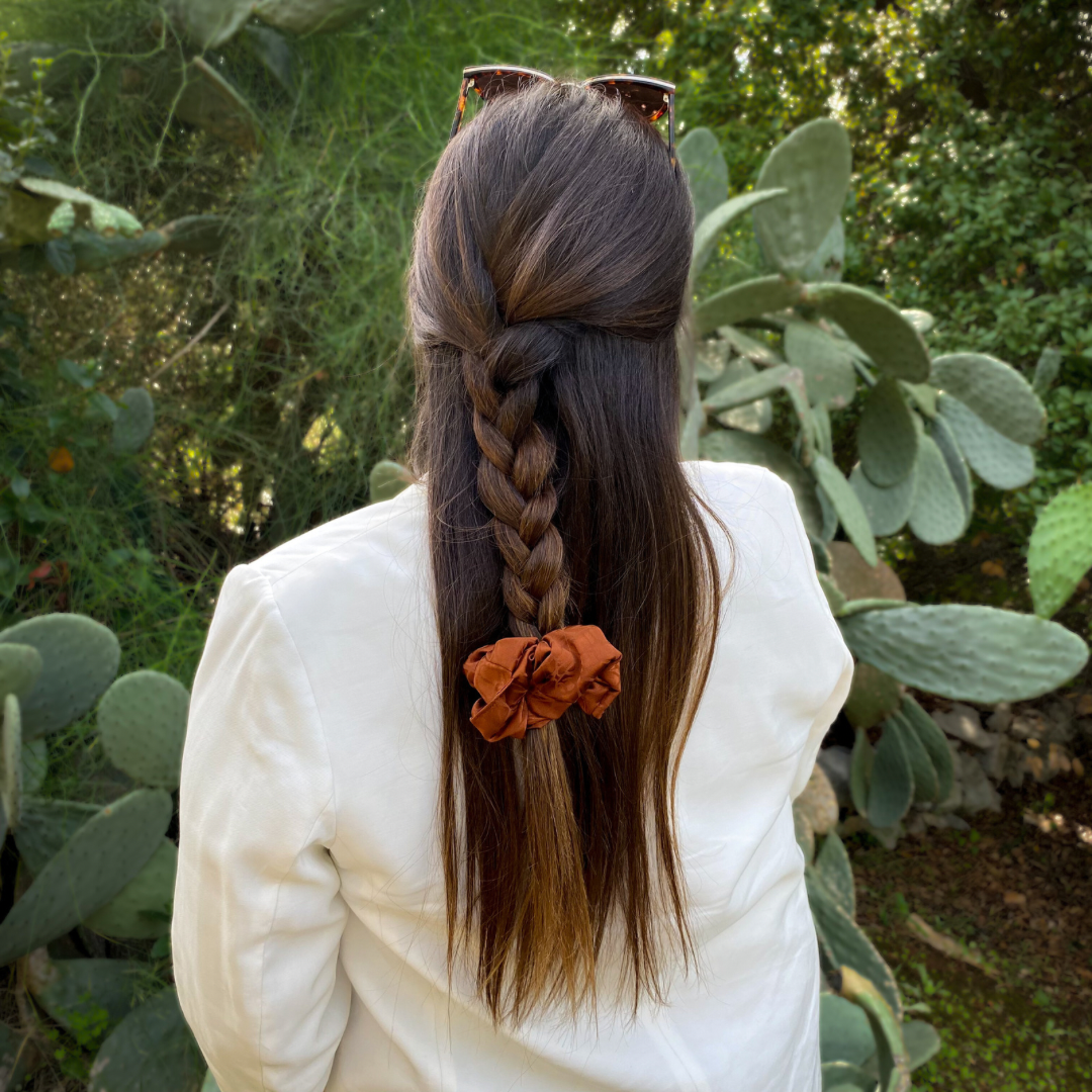 Chouchou en satin - Alexandra