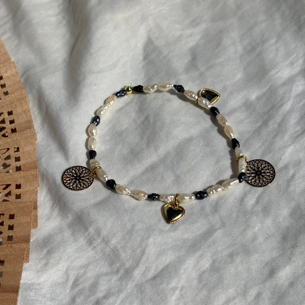 Bracelet élastique en perles - Hanoï