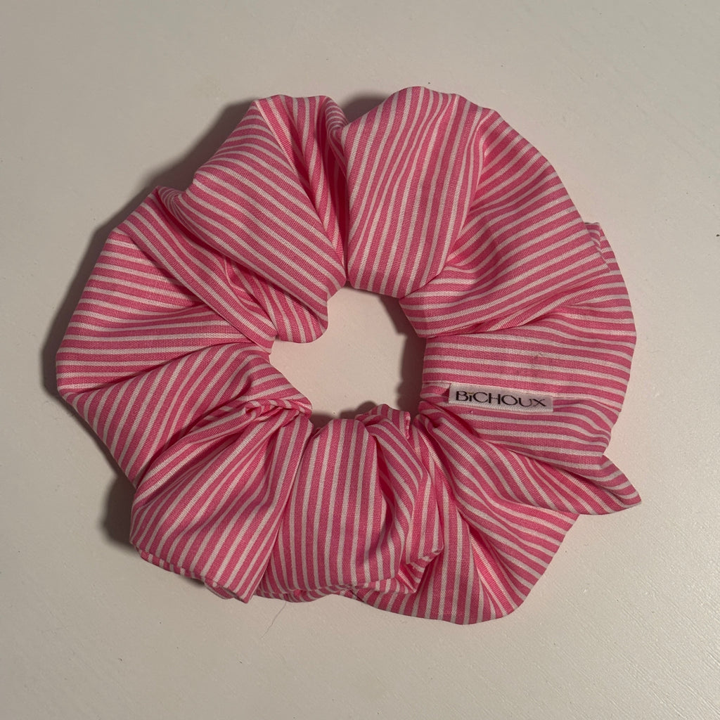 Chouchou en coton édition limitée octobre rose
