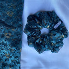 Chouchou en dentelle bleue - Léona