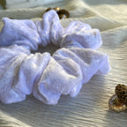 Chouchou en velours blanc - Angela