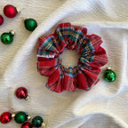 Chouchou en coton tartan - Noëlie