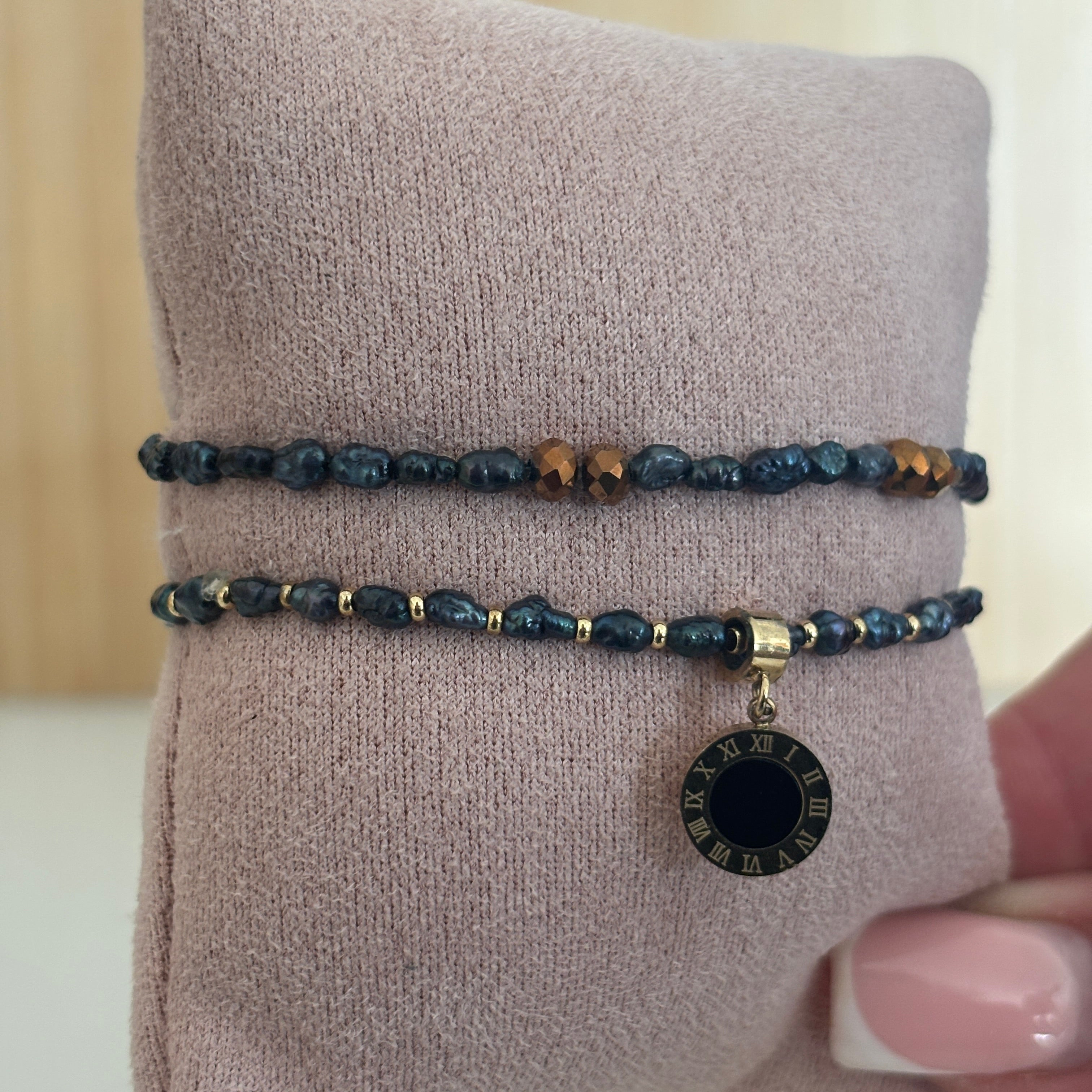 Bracelet élastique en perles - Sofia