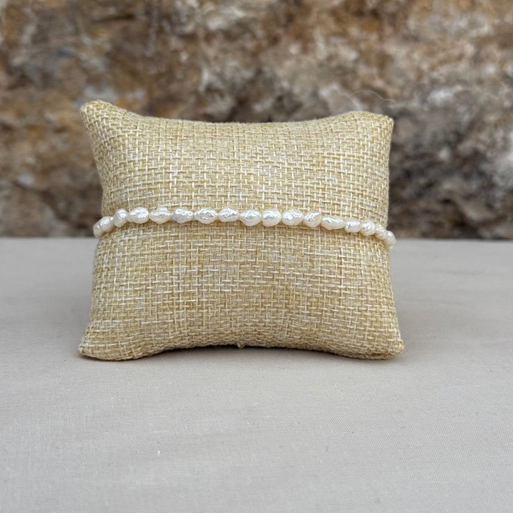 Bracelet Avelina – Perles de culture blanches