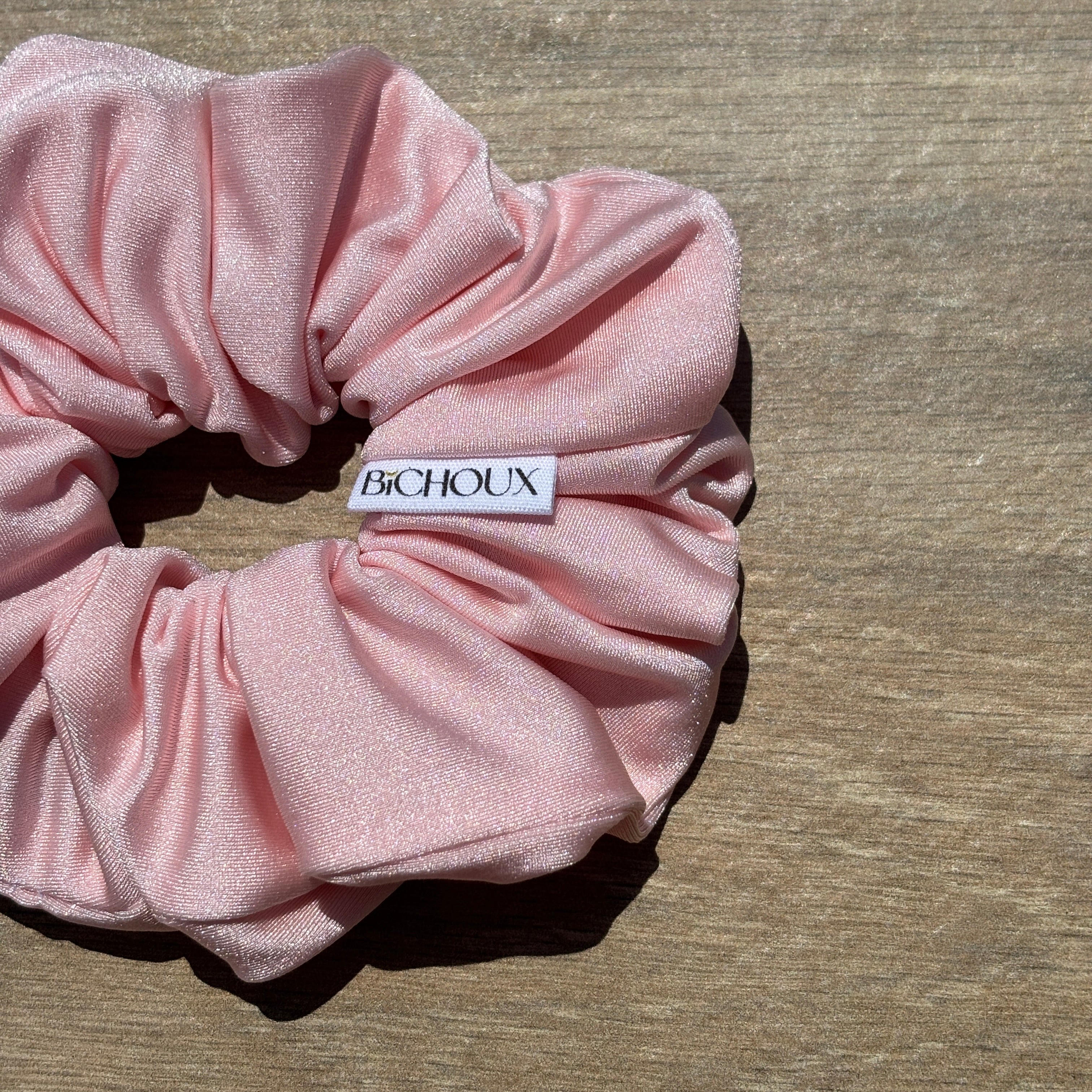 Chouchou maillot de bain zippé rose - Marine