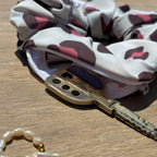Chouchou maillot de bain zippé léopard rose - Audrey