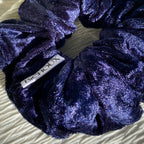 Chouchou en velours bleu - Marina