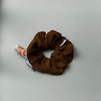 Chouchou cheveux fait main judy marron zip - Judy