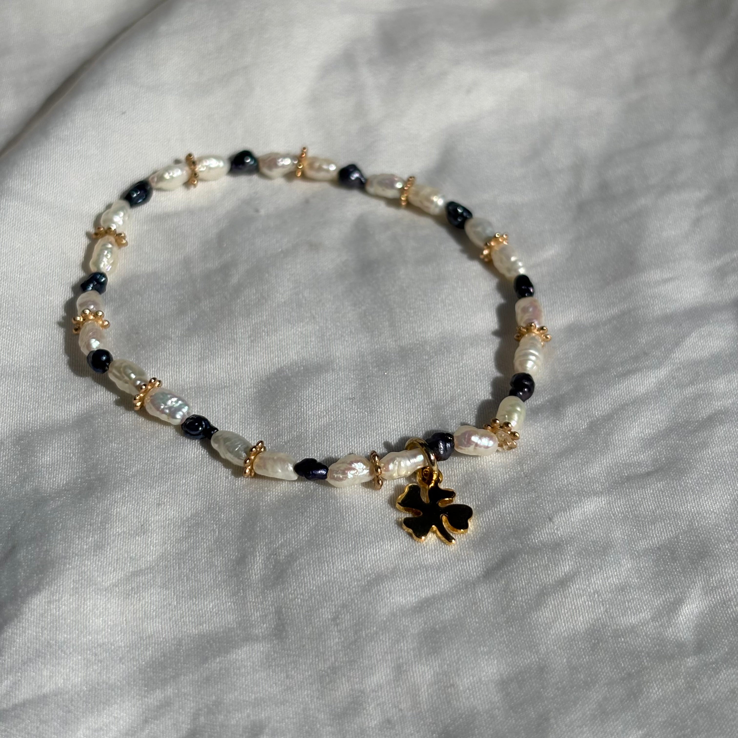 Bracelet élastique en perles -  Santiago