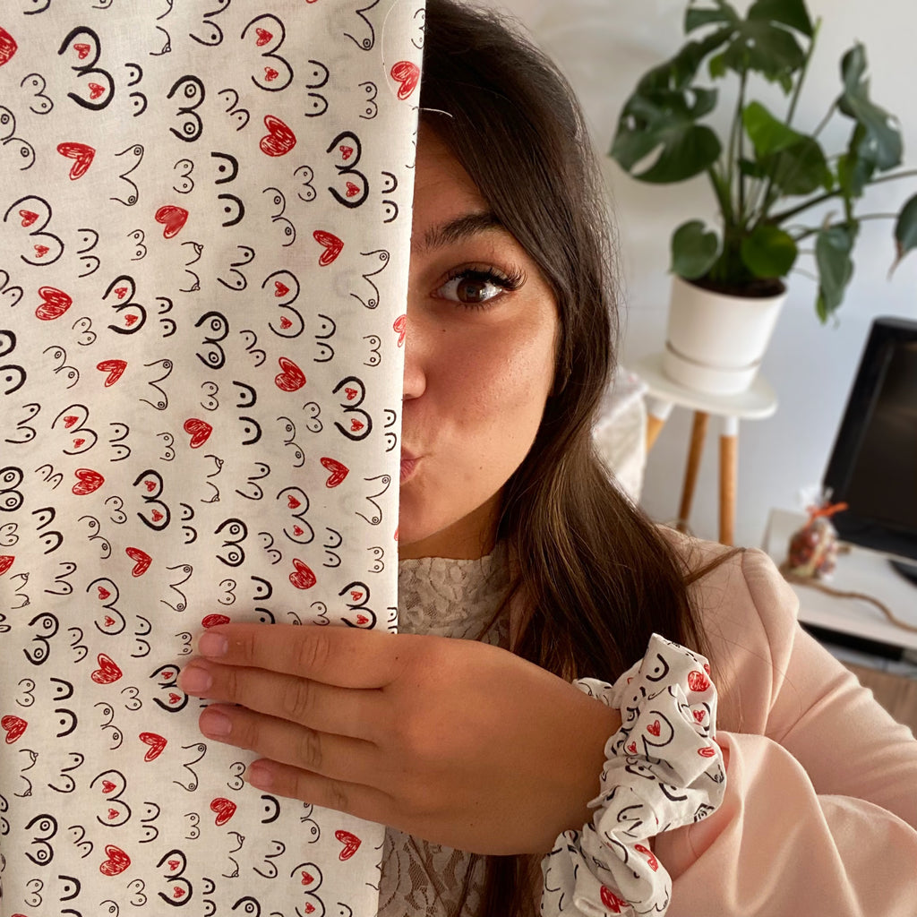 Chouchou en coton Boobies