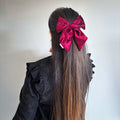Barrette Velours Rouge - Mélanie