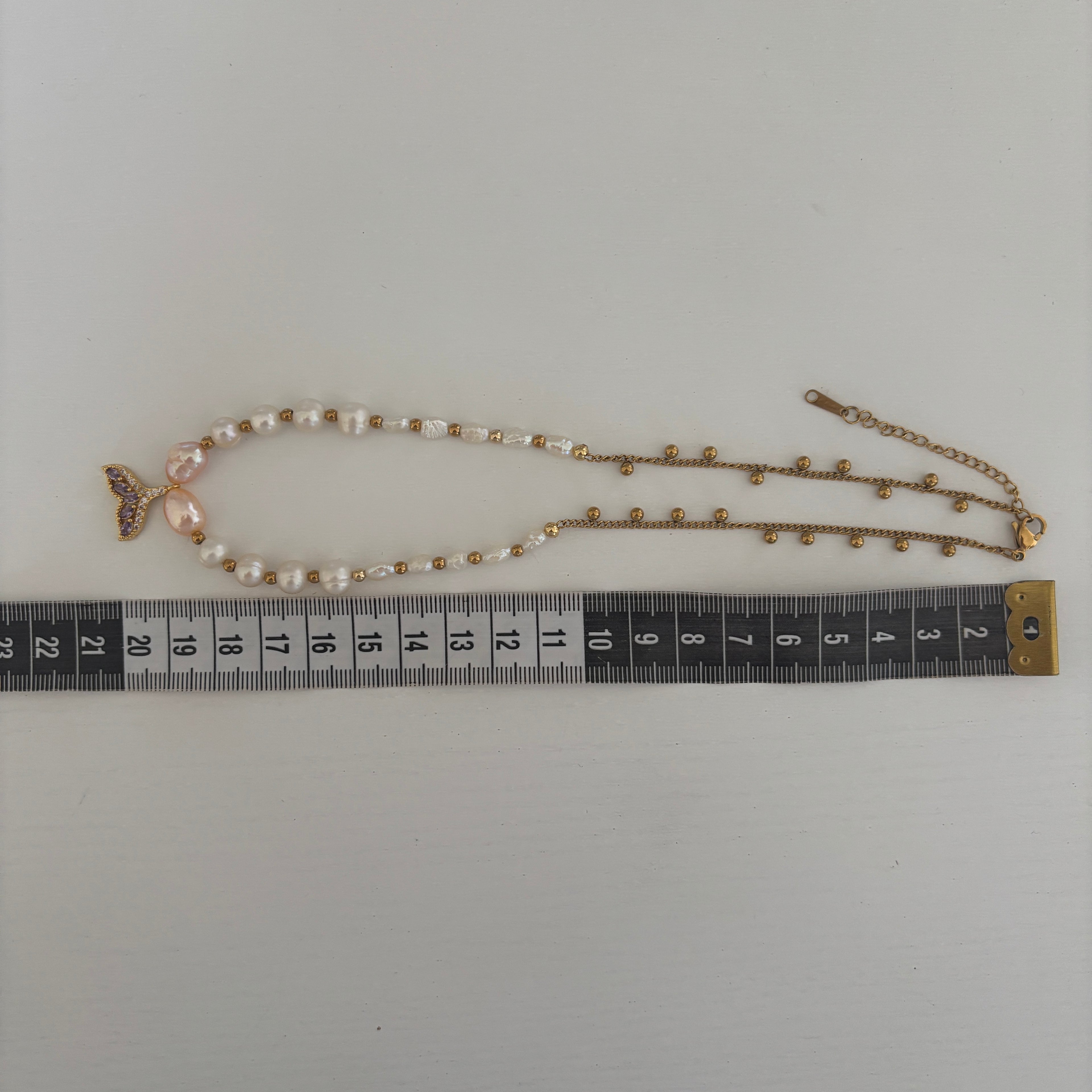 Collier Siravelle – Perles de culture et pendentif sirène