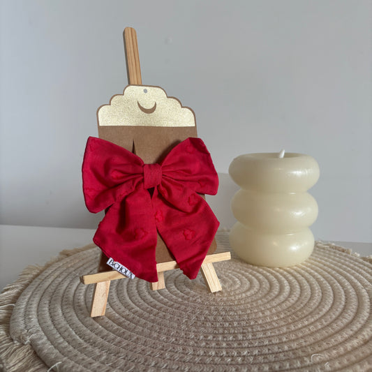 Barrette Coton Rouge - Chani