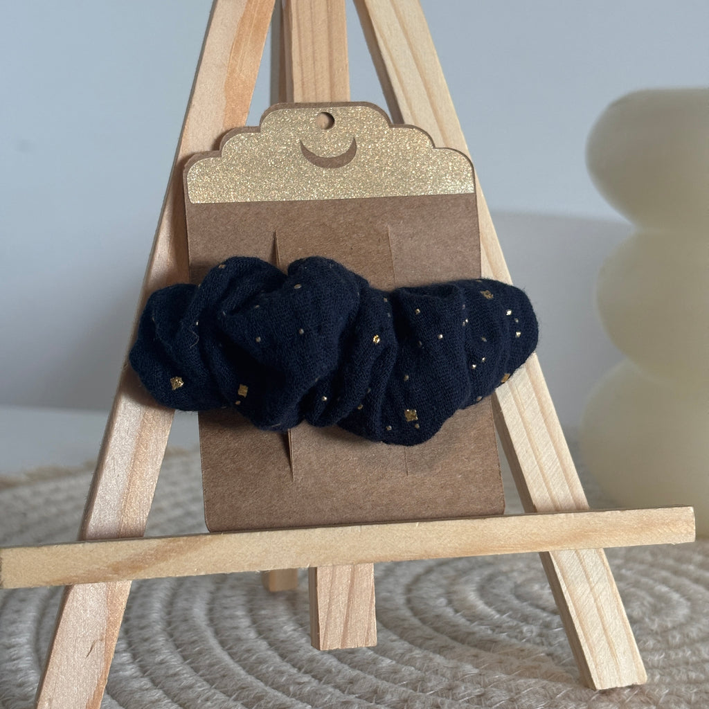 Barrette Épurée Lily – Gaze bleue marine