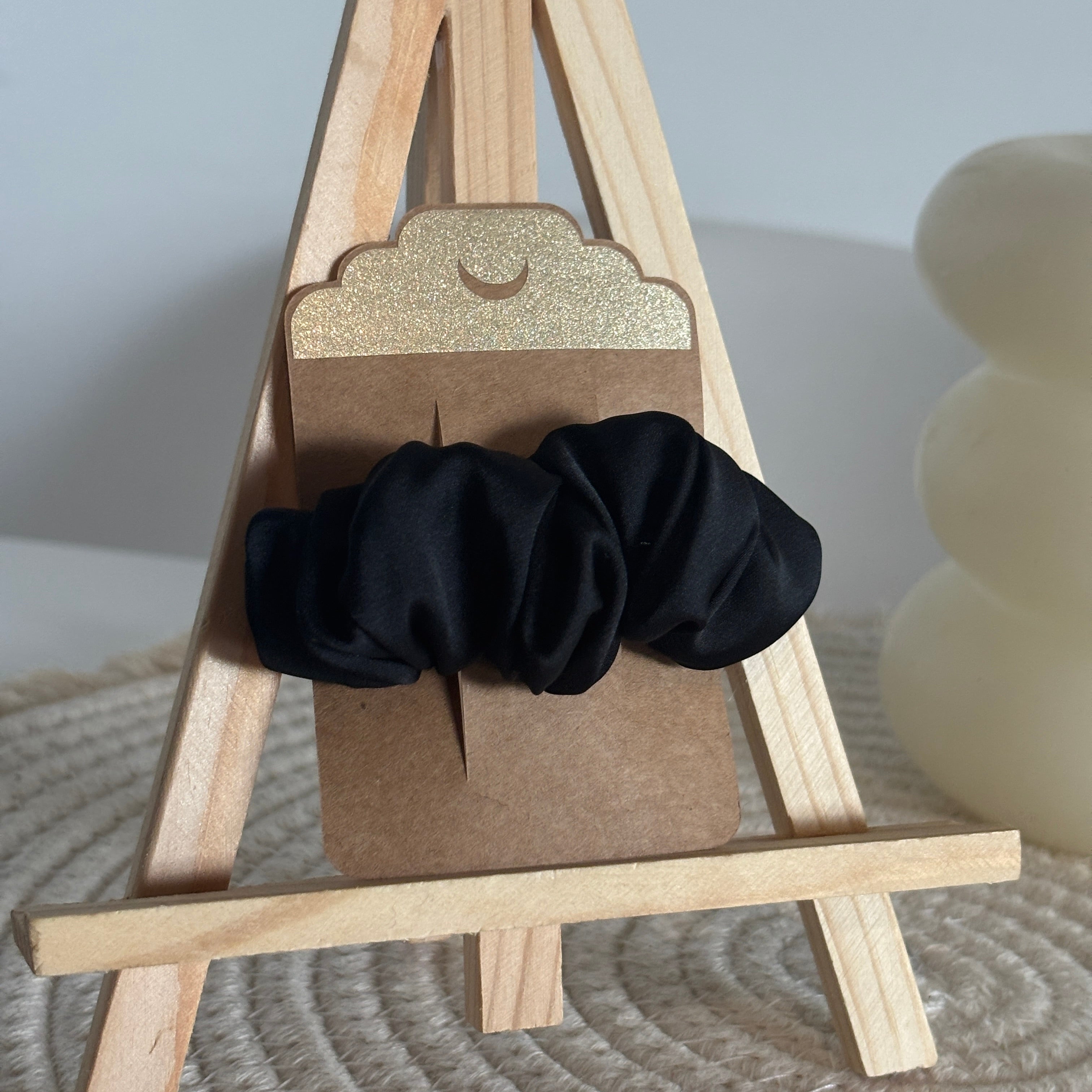 Barrette épurée Lola - Soie noire