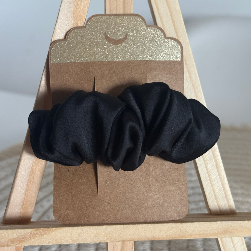 Barrette épurée Lola - Soie noire