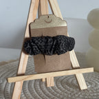 Barrette épurée Nola – Léopard noir & gris