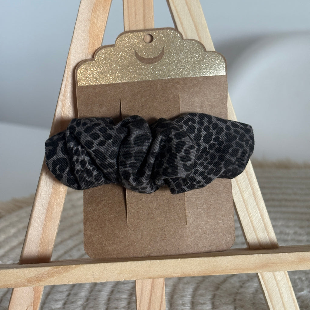 Barrette épurée Nola – Léopard noir & gris