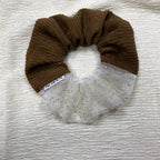 Chouchou en tulle et velours côtelé - Judy Bi-Matière