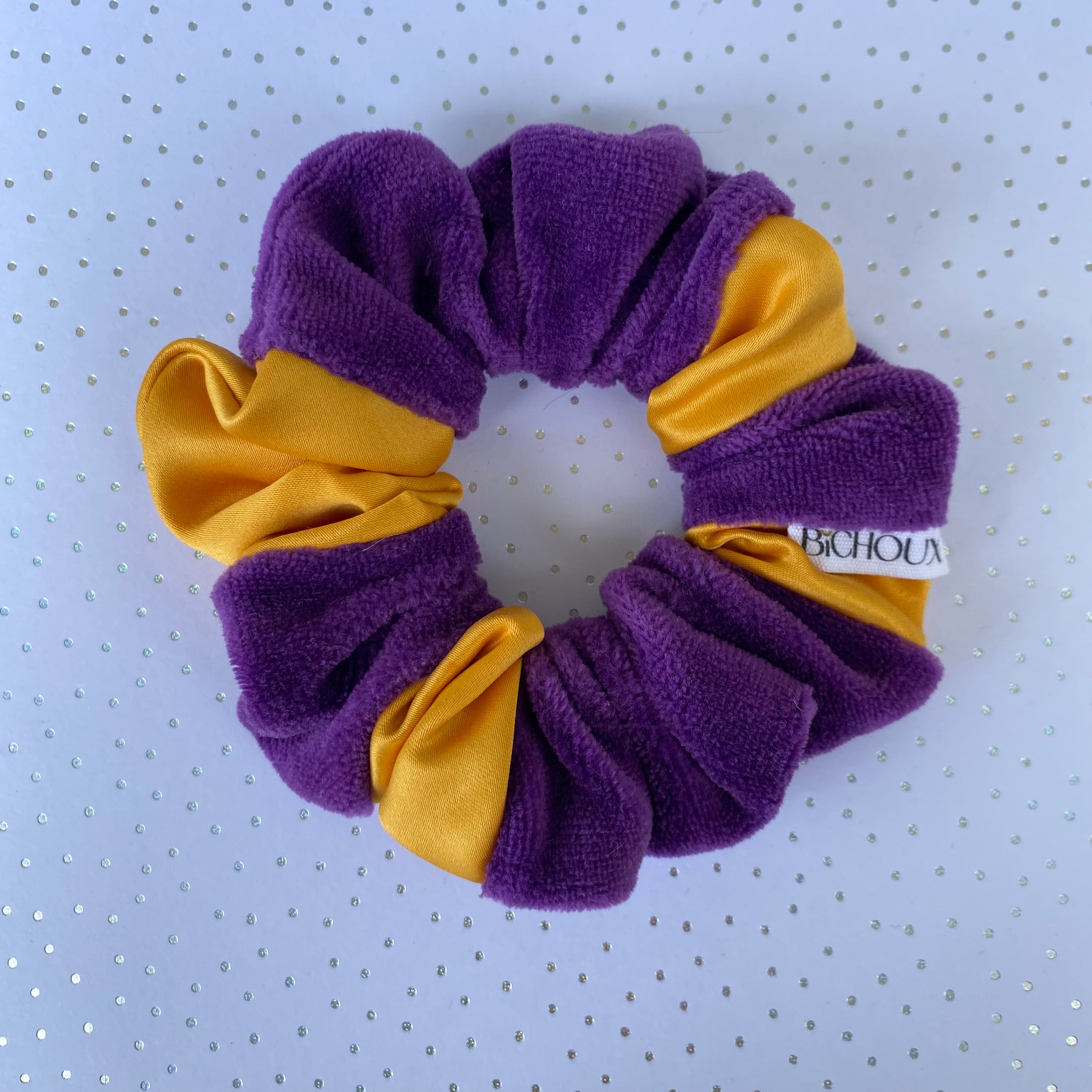 Chouchou upcyclé - Violetta Bicolore