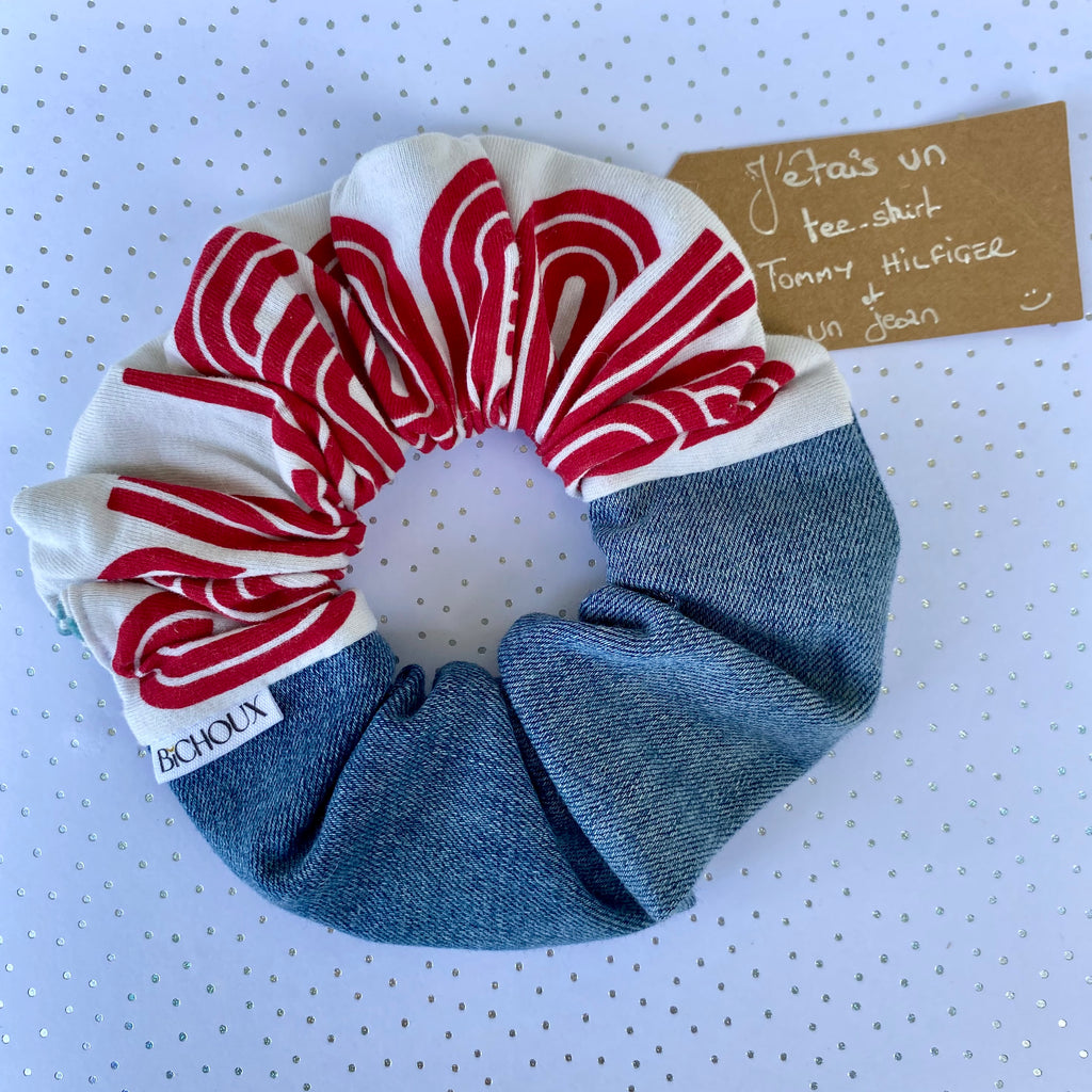 Chouchou upcyclé - Tommy Jean