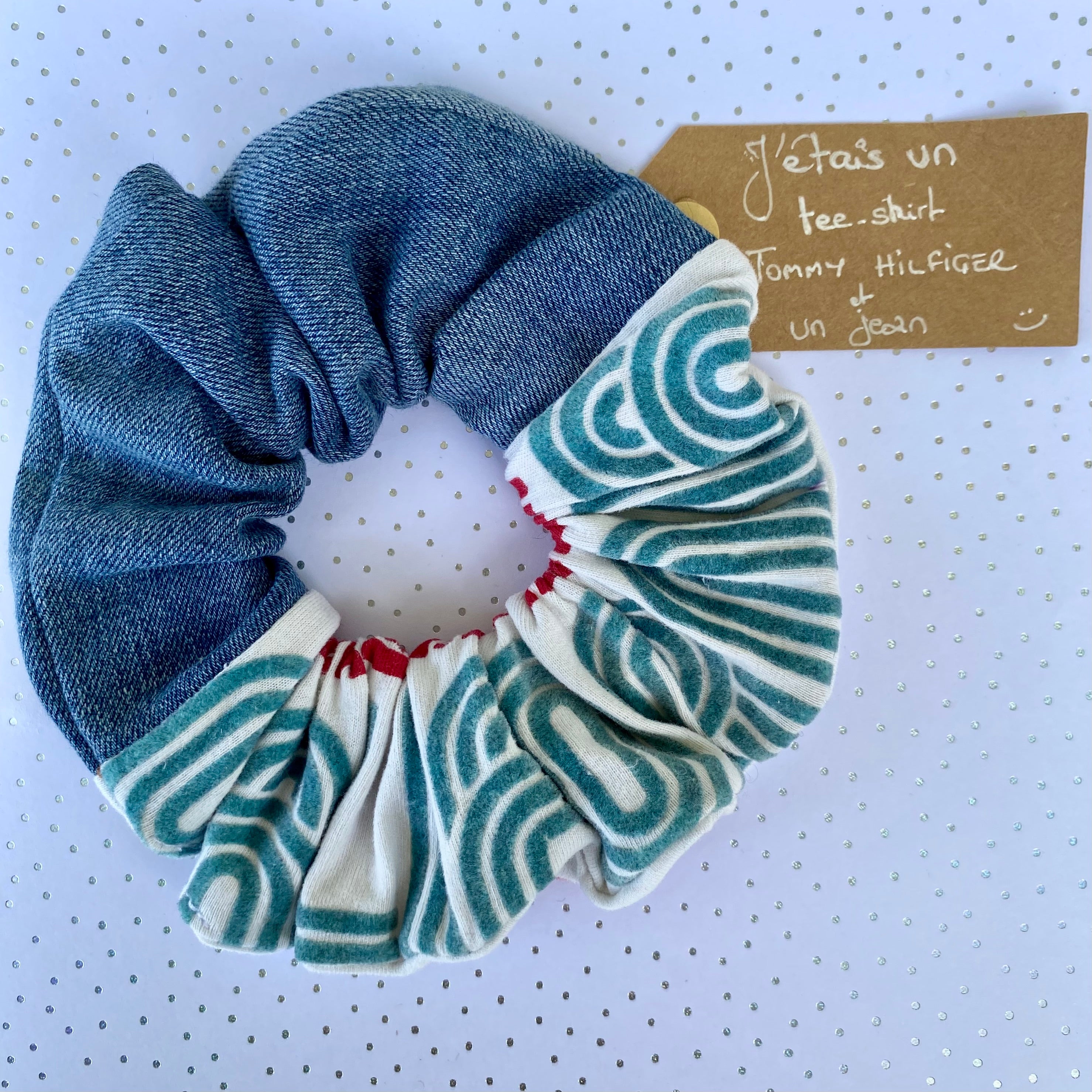 Chouchou upcyclé - Tommy Jean