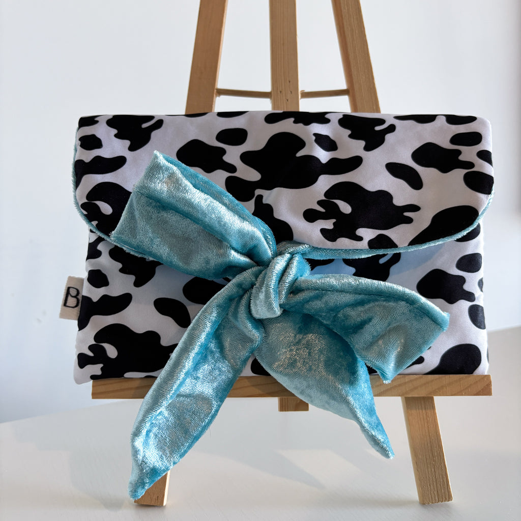 Pochette Nœud Vache Tendance & Bleu ciel