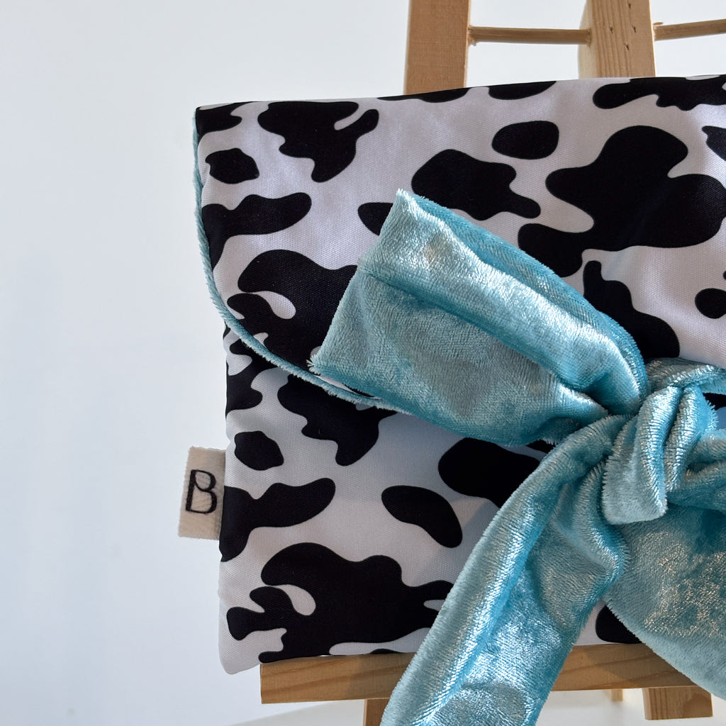 Pochette Nœud Vache Tendance & Bleu ciel