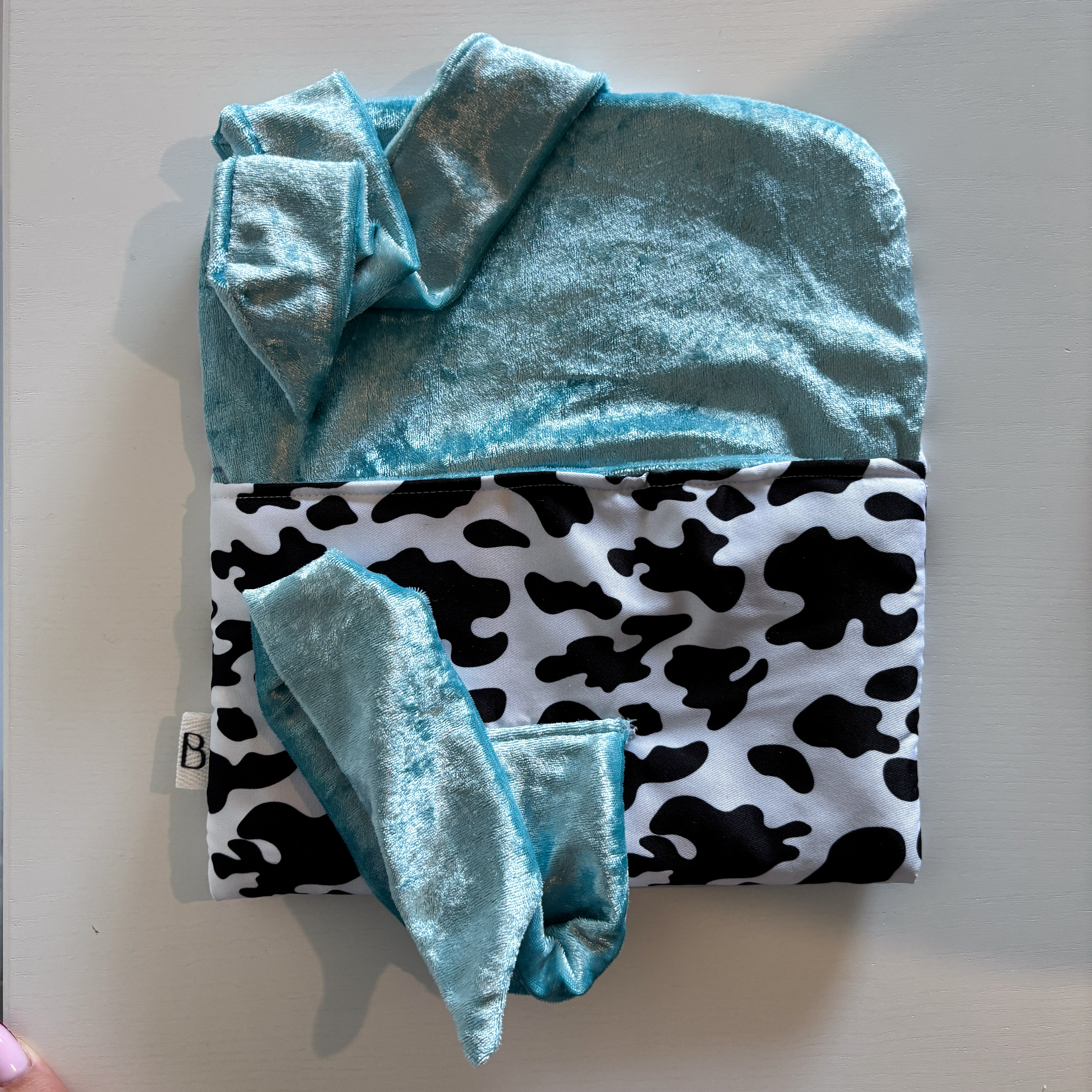 Pochette Nœud Vache Tendance & Bleu ciel