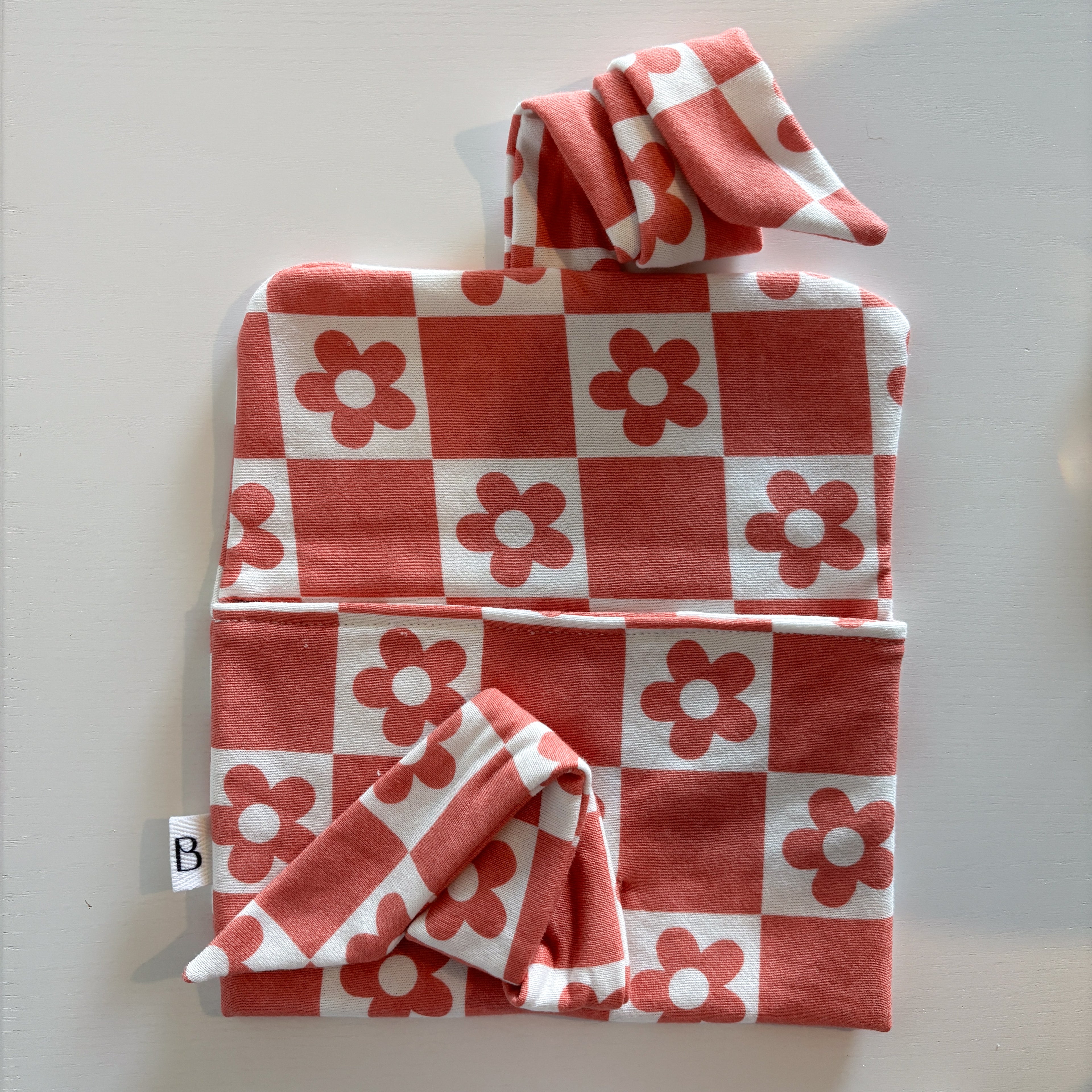 Pochette Nœud Fantaisie Damier & Fleurs