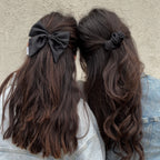 Barrette épurée Lola - Soie noire