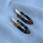 Barrettes de maquillage léopard