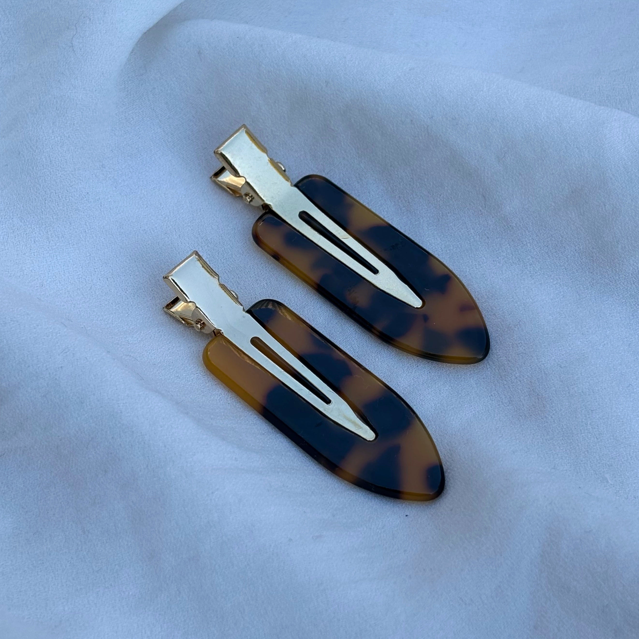 Barrettes de maquillage léopard