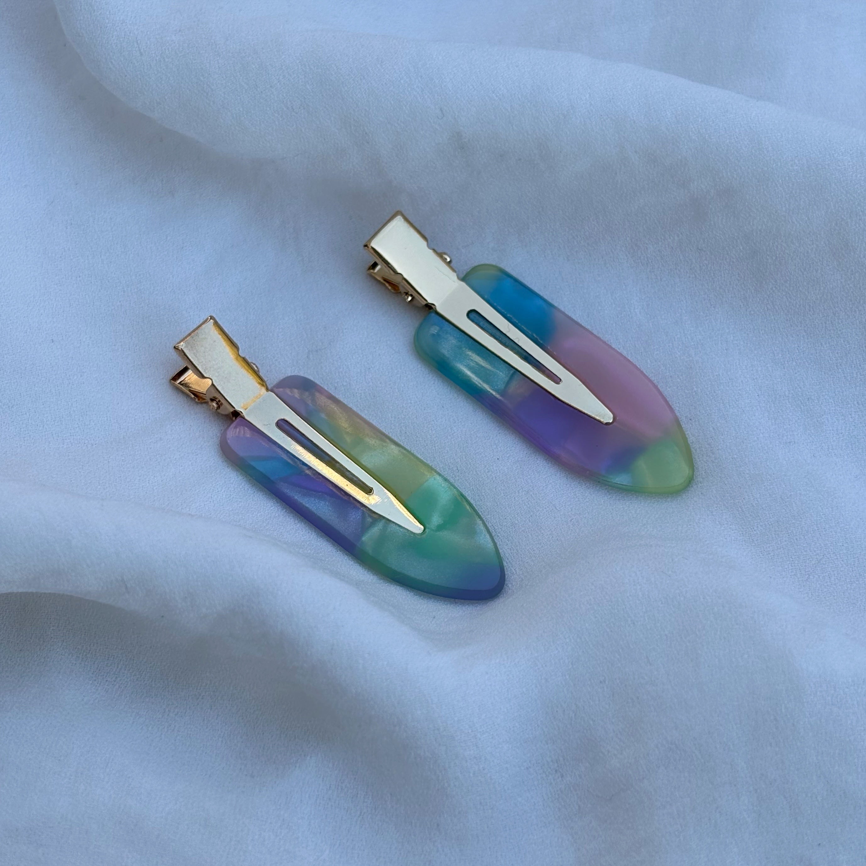 Barrettes de maquillage multicolore