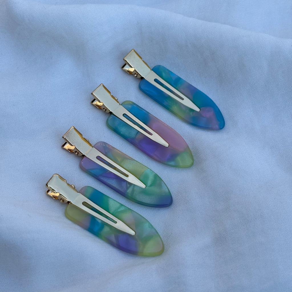 Barrettes de maquillage multicolore