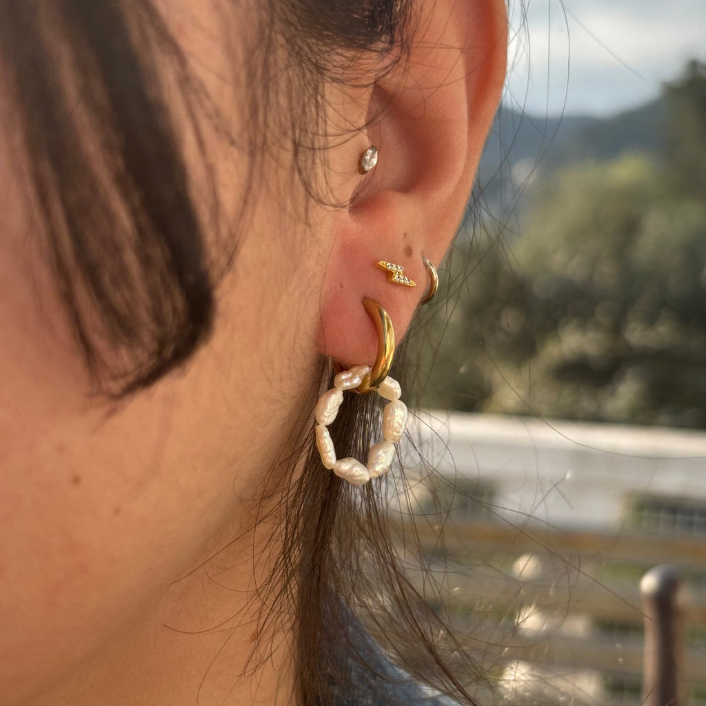Boucles d'oreilles créoles Malaga