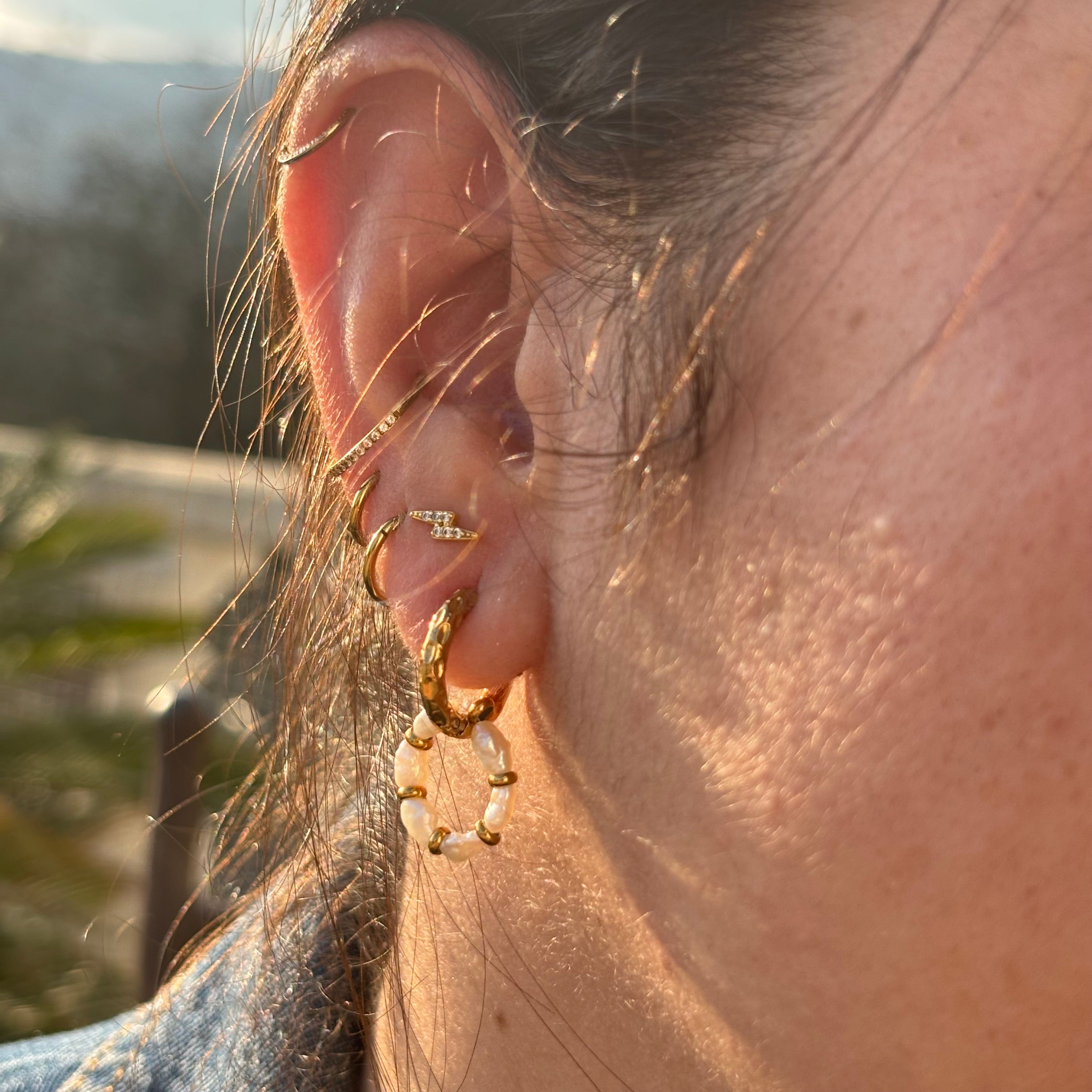 Boucles d'oreilles créoles Istanbul