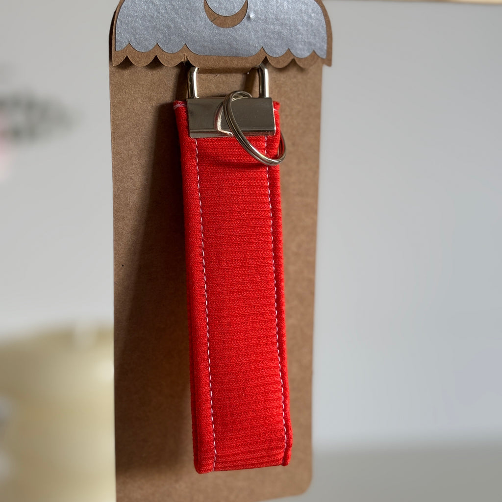 Porte-clés Phoenix – Orange vif avec finitions argentées