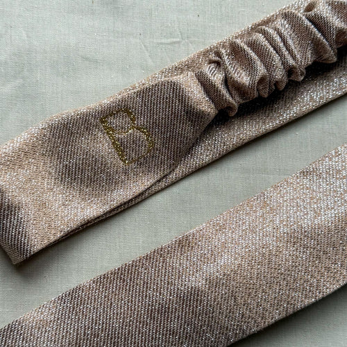 Bandeau Iséa doré à paillettes