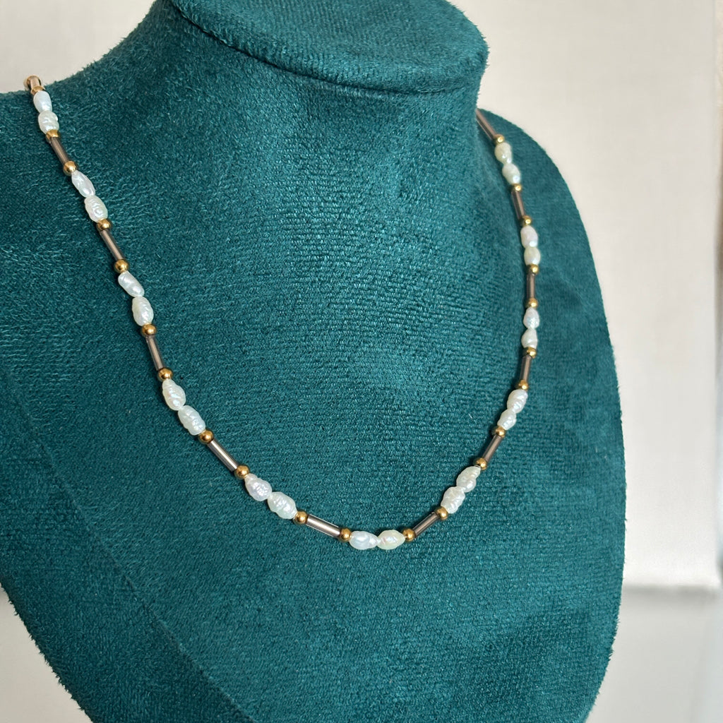 bijou artisanal bichoux shop collier milos sobre et elegant
