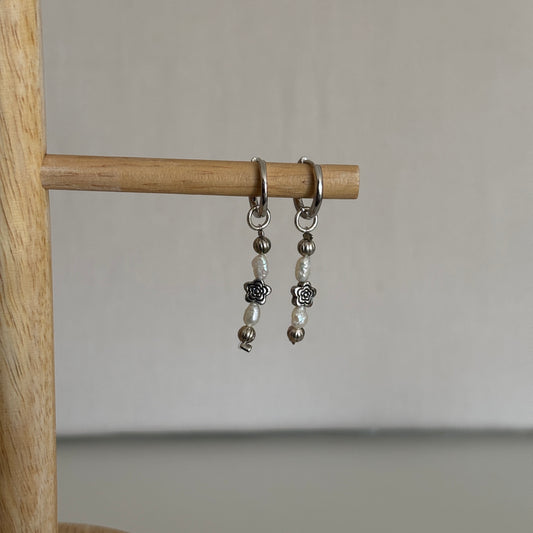 boucles oreilles union island petites creoles argent artisanales