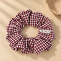 Chouchou Charlie – Coton vichy blanc et bordeaux
